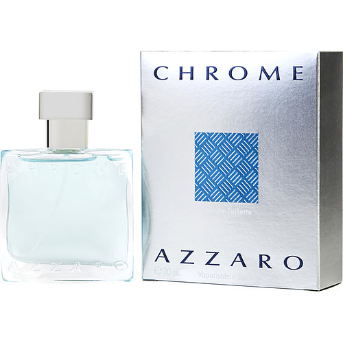 Blend of bergamot, jasmine, and cedar notes in Azzaro Chrome