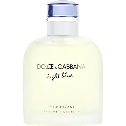 Dolce & Gabbana Light Blue Pour Homme packaging featuring soft blue box and crisp masculine branding