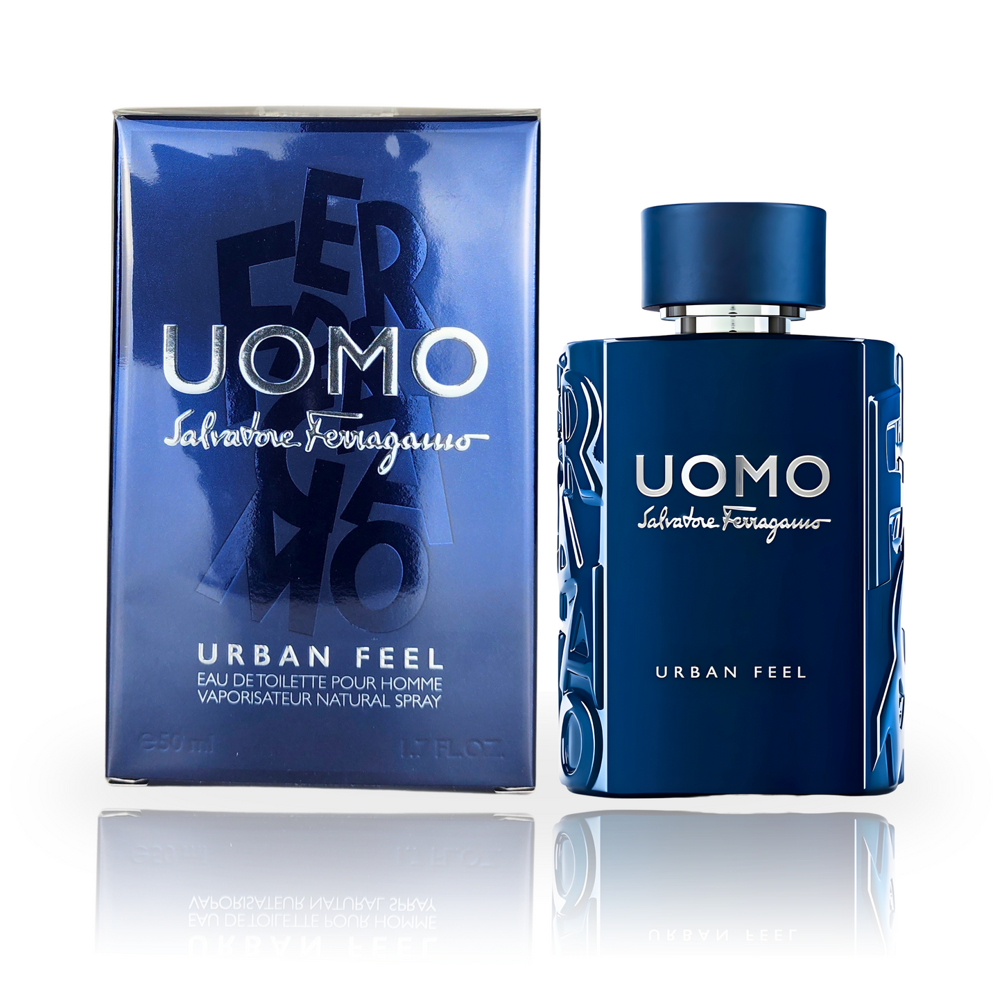 Salvatore Ferragamo UOMO Urban Feel EDT 100ml bottle - dynamic and modern men's fragrance