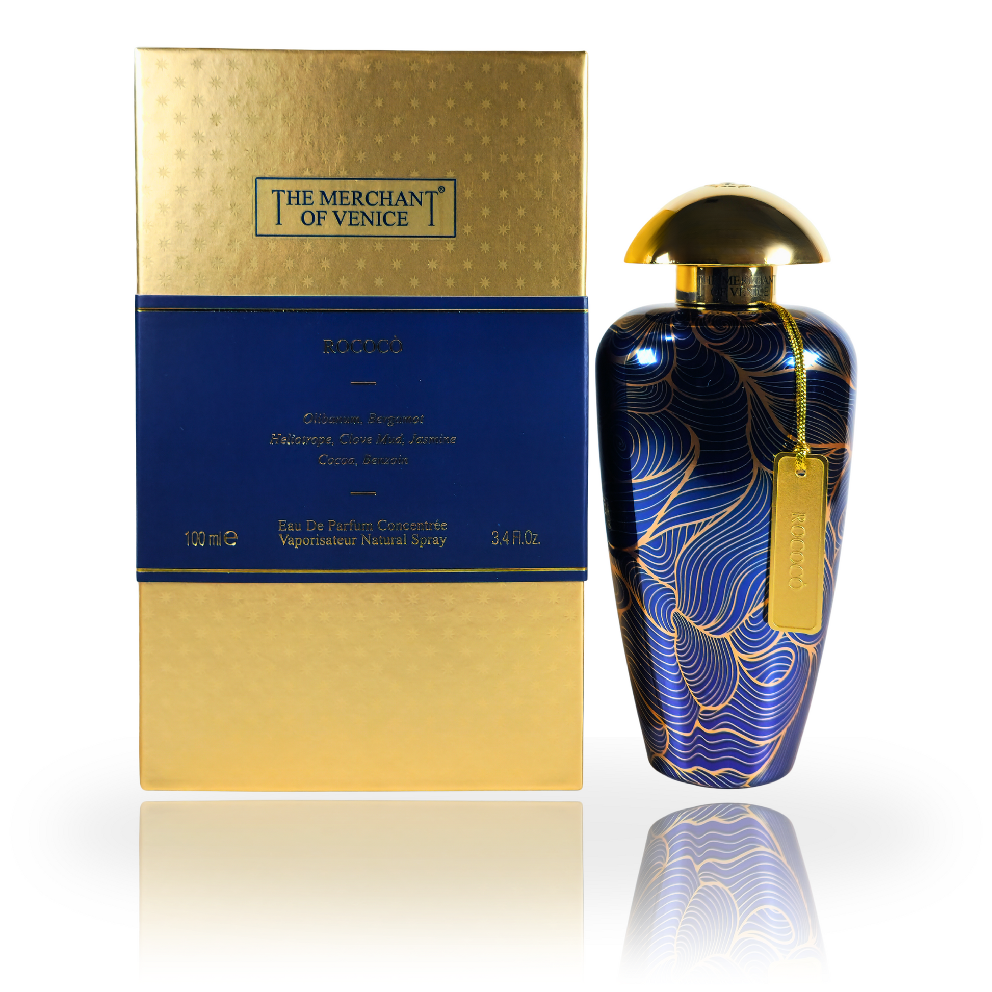 The Merchant of Venice Rococo EDP Concentrée 100ml bottle - luxurious and opulent fragrance