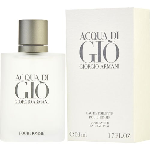 Side view of Giorgio Armani Acqua di Giò EDT bottle reflecting freshness and timeless masculine style