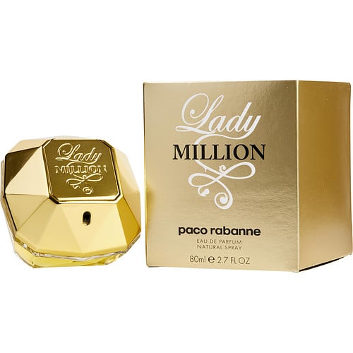 Paco Rabanne Lady Million Eau de Parfum 80ml bottle – luxurious women's fragrance