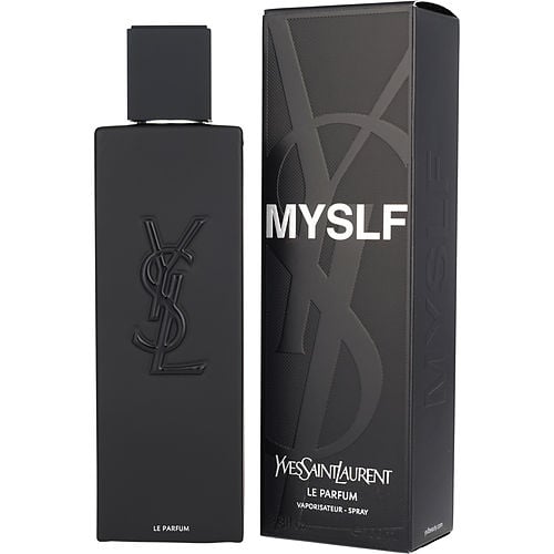 Yves Saint Laurent MYSLF Le Parfum 100ml bottle – luxurious matte-black glass with YSL's iconic logo